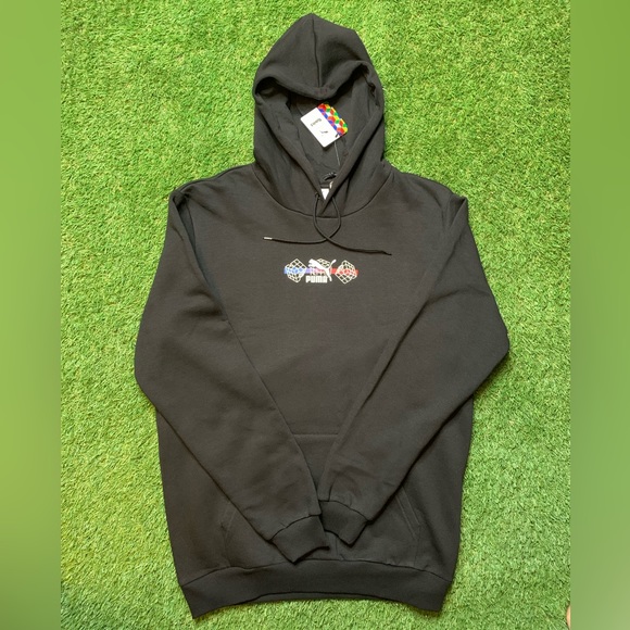 Puma x Rubik’s Cube Pullover Hoodie Black - Picture 1 of 4